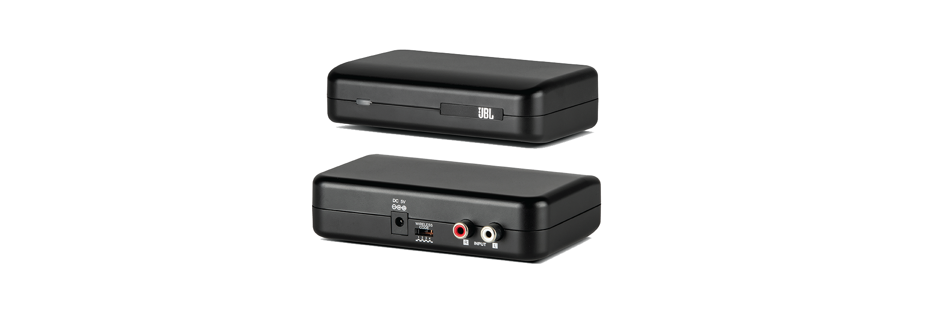 Included Wireless Transmitter allows for easy subwoofer placement